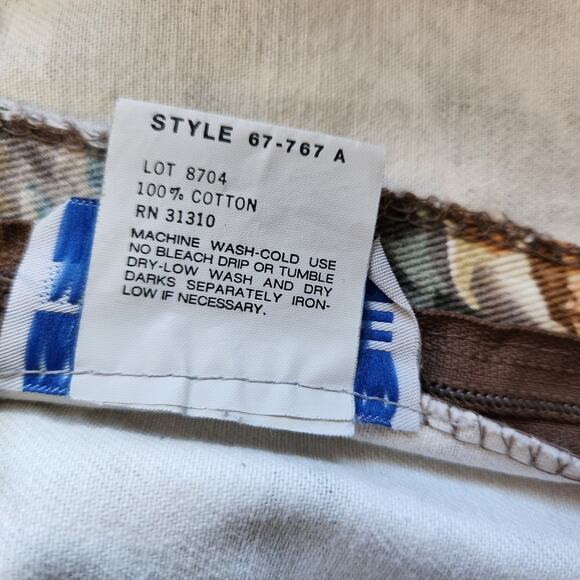 Mainframe Size 11 Multi-Colored Floral Denim Skirt - Picture 6 of 8